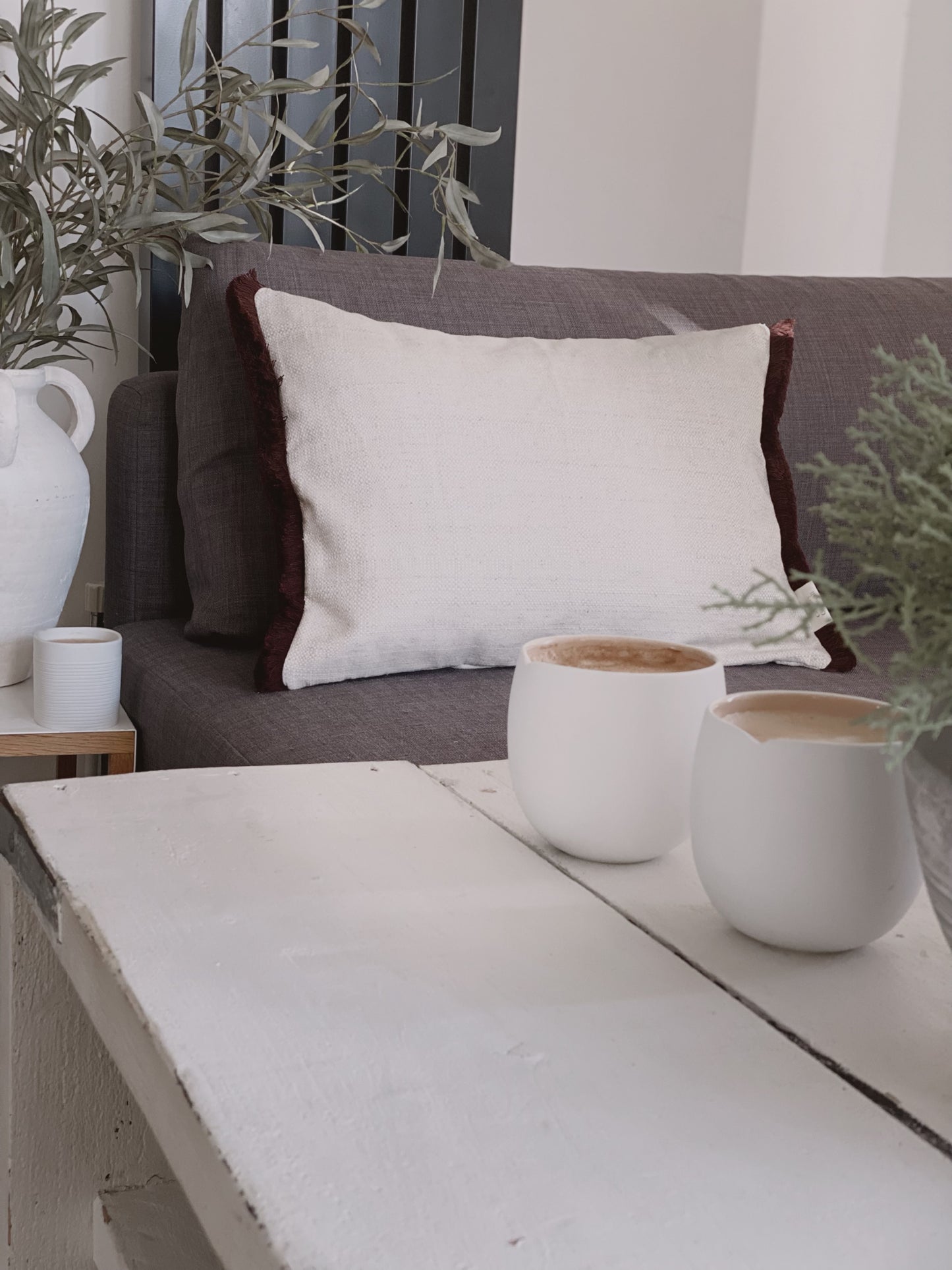 Bude Cushion - coffee bean