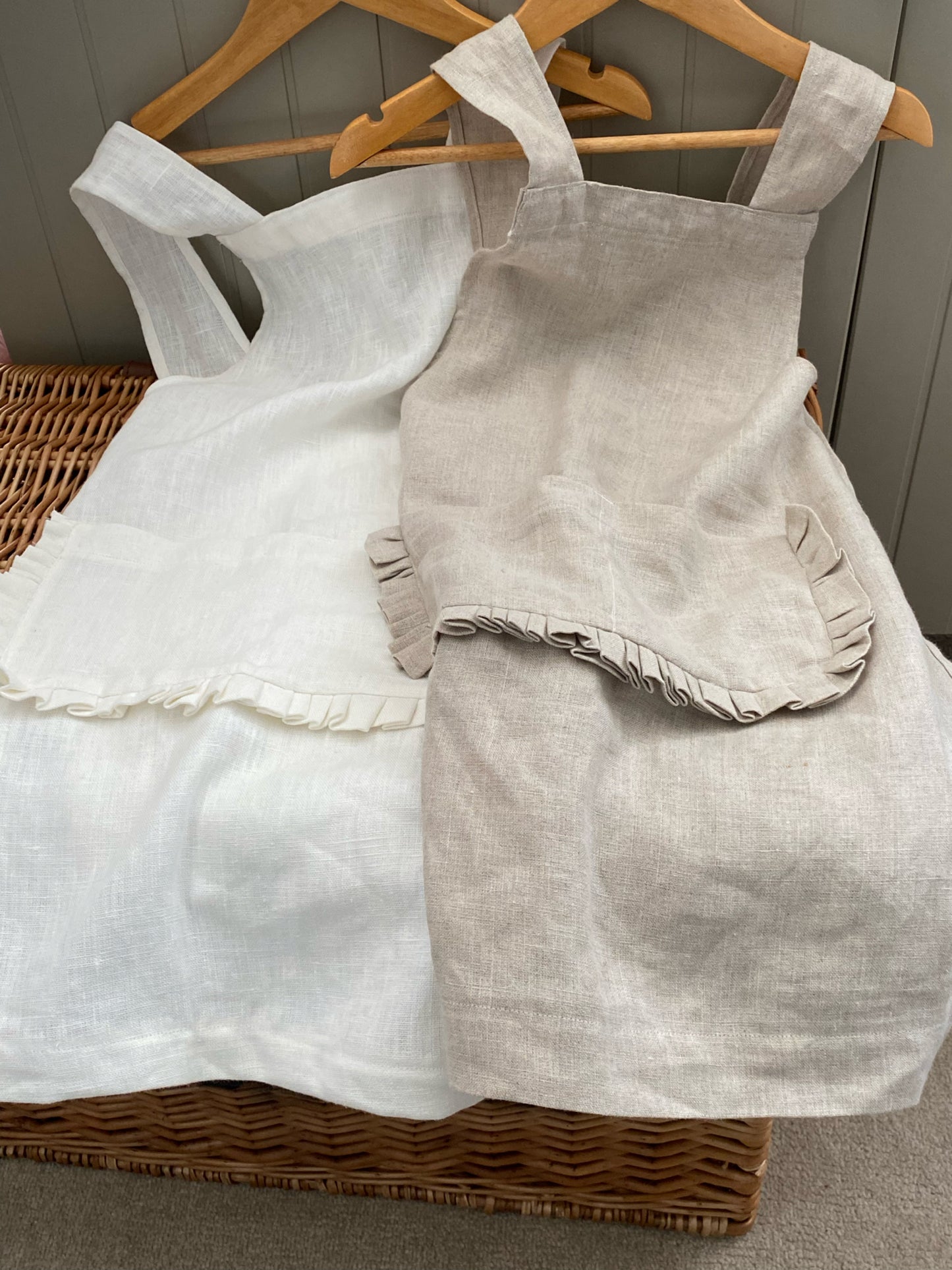 Brea Children’s Linen Apron