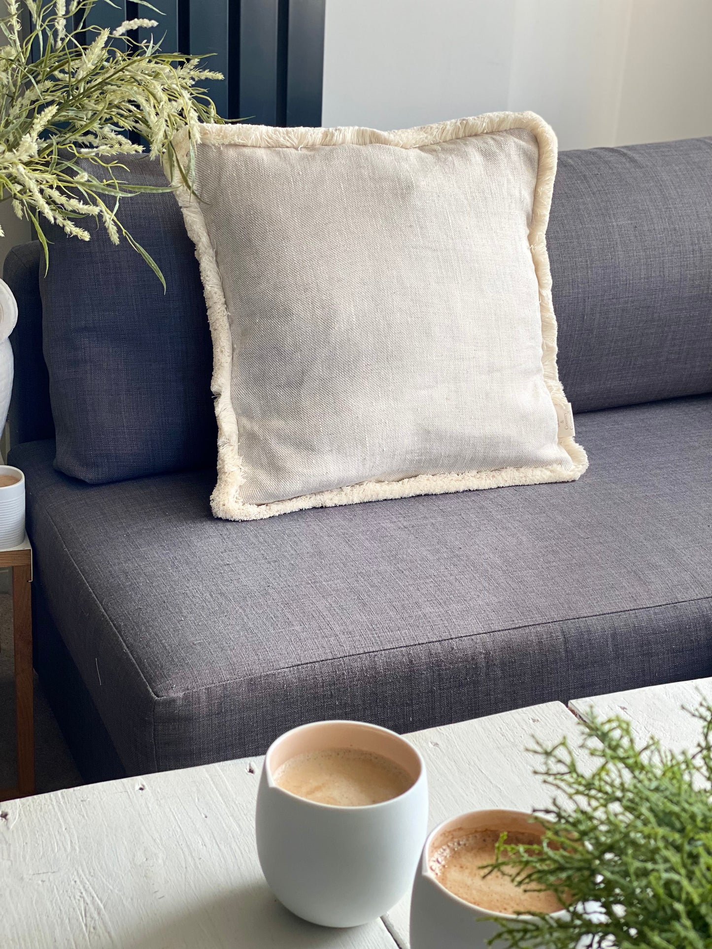 Lanner Cushion - warm vanilla