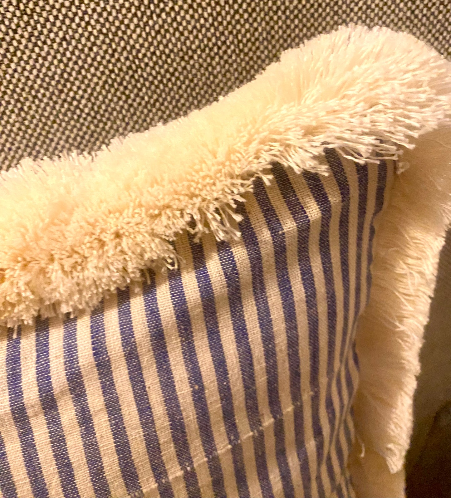 Trevone cushion - ocean blue