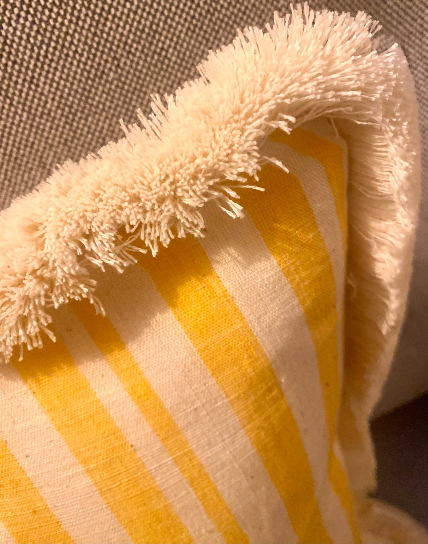 Trevone cushion - sunshine yellow