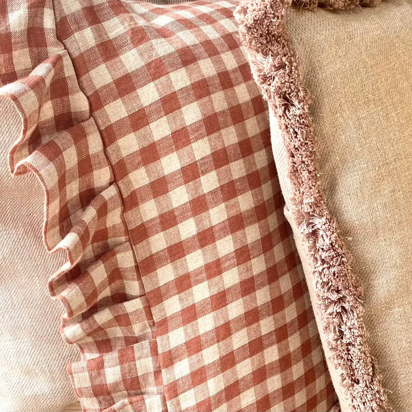 Davidstow cushion - terracotta