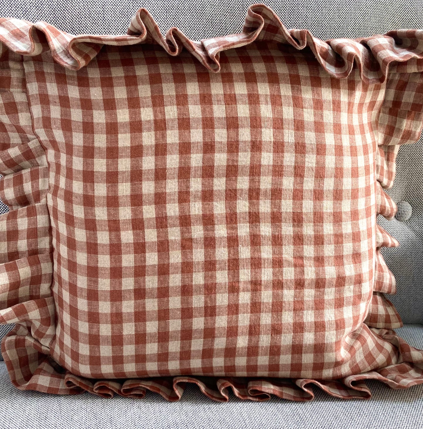 Davidstow cushion - terracotta