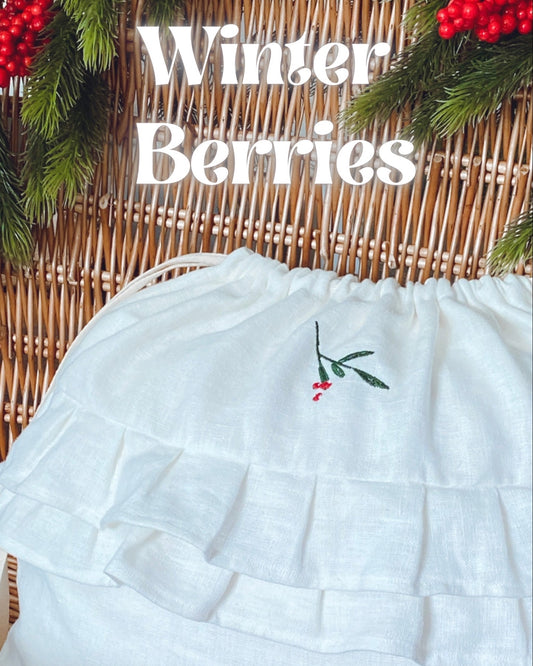 Winter Berries Christmas Sack