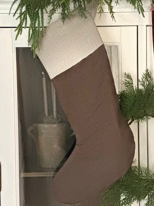 Christmas Stocking - cocoa