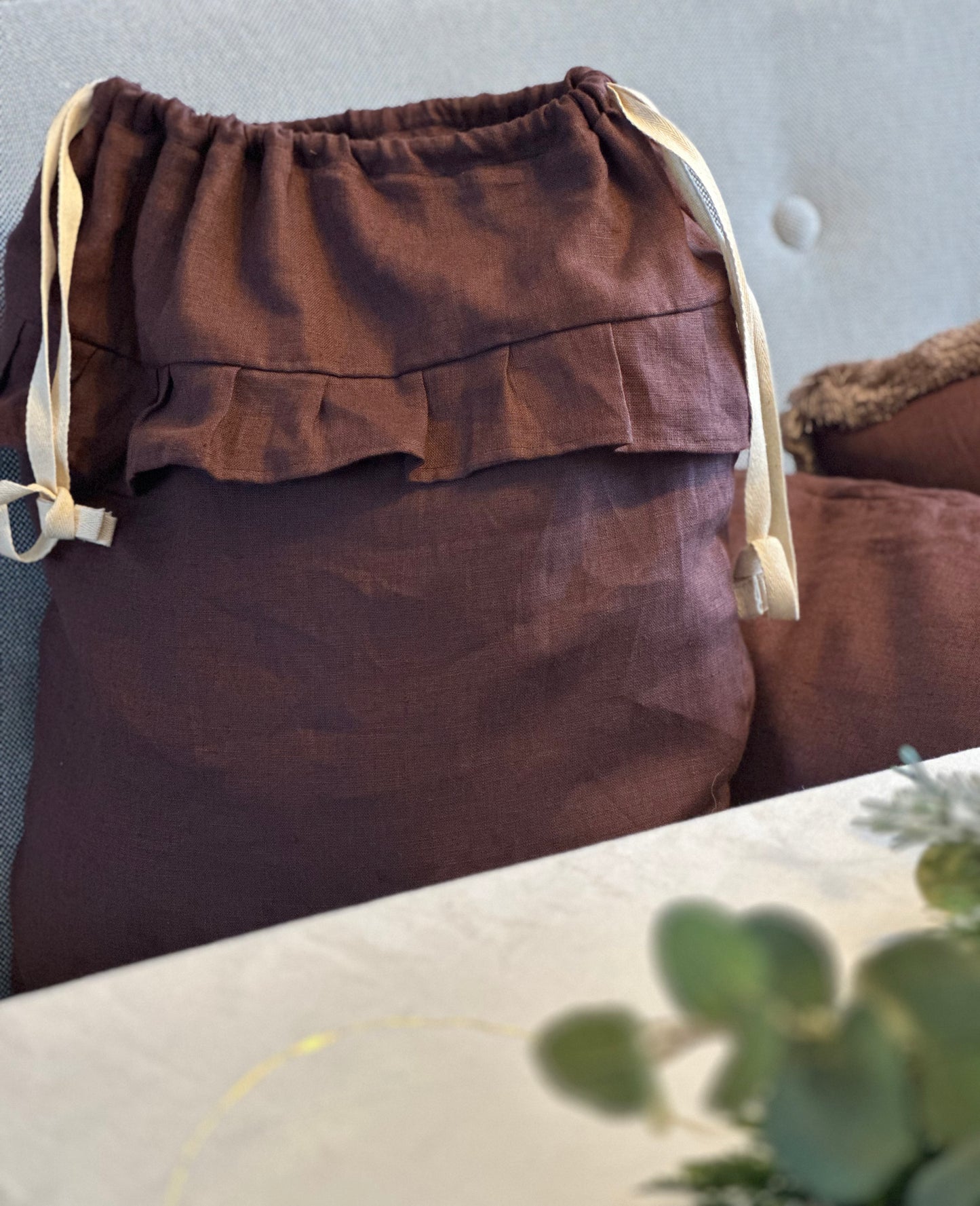 Festive Sack - burnt berry