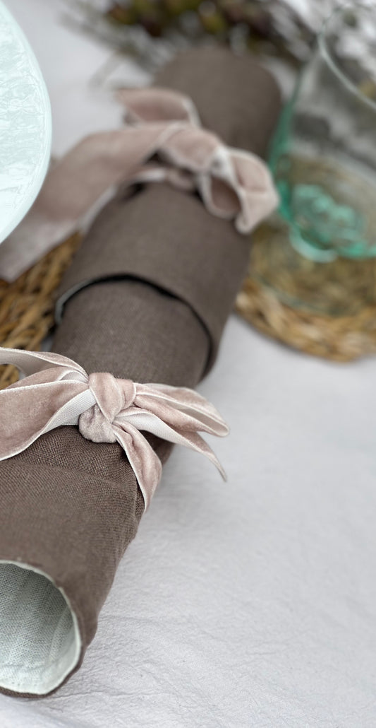 Reusable Christmas Cracker - dusty cocoa