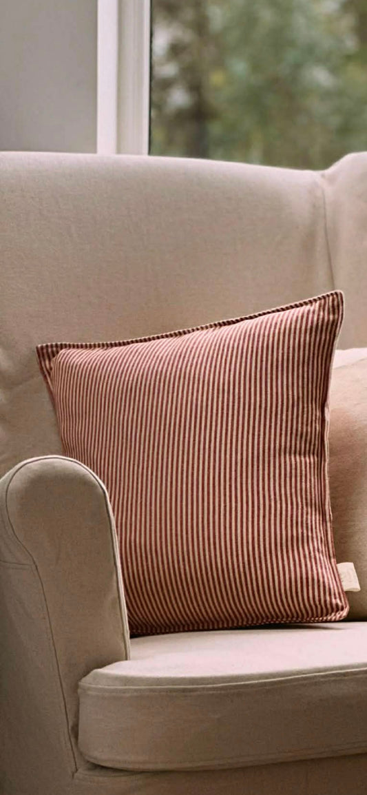 St Ives stripe cushion